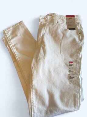 Levi's Women's White Skinny Jeans Size 30x32